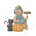 Happy Fall Scarecrow stickers