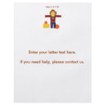 Happy Fall Y'all: Autumn scarecrow letter flyers