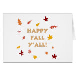 Happy fall ya'll card