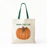 Happy Fall Y'all! Pumpkin Bag