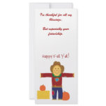 Happy Fall Y'all: Scarecrow Thanksgiving cards. rack cards