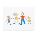 Happy Families postcards