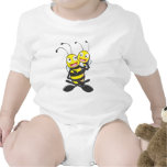 Happy Father and Daughter Bee Having Fun Romper