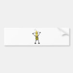 Happy Father and Son Bee Bumper Sticker
