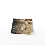 Happy Father day Card Dad And Son