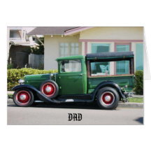 HAPPY FATHER'S DAY! Antique Truck, Card