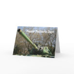 Happy Father's Day Army Tank greeting card