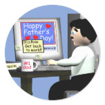 Happy Fathers Day at the Office stickers