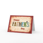 Happy Father's Day Greeting Card