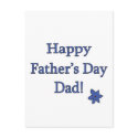 Happy Father's Day Dad postcards