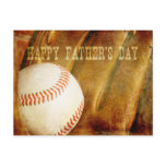 Happy Father's Day Faded Baseball