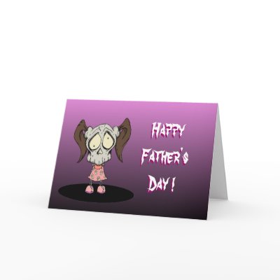 Happy Father's Day feat Bonnie Greeting Cards by cimmerrian