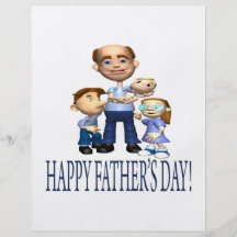 Happy Fathers Day Full Color Flyer