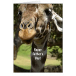 Happy Father's Day! Giraffe card.