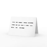 Happy Father's Day in Morse Code Card