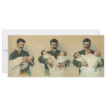 Happy Father's Day! It's Triplets! invitations