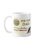 Happy Father's Day Super Dad Award mugs