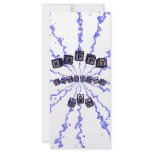 Happy Father's Day toy blocks in blue. rack cards
