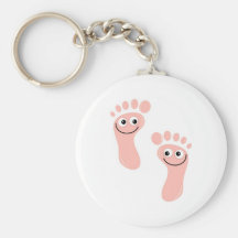 Happy Feet Key Chain