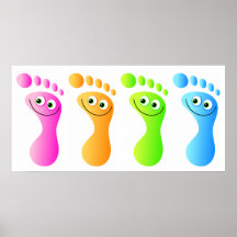Happy Feet Print