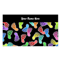 Happy Feet Wallpaper, Your Name Here Business Card Template