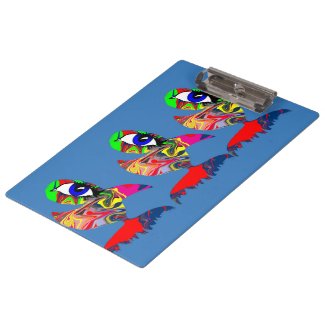 Happy Fish Clipboard