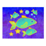 Happy Fish Notes Card Post Card