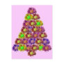 Happy Flower Tree Post Card