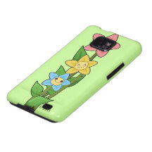 Happy Flowers Samsung Galaxy S2 Case