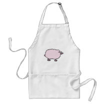 happy fluffy sheep aprons