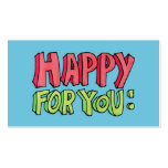 Happy For You Business Card