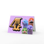 Happy Fourth Birthday Cards