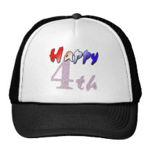 Happy fourth of July Hat