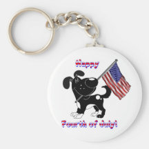 Happy Fourth of July! Key Chains