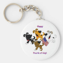 Happy Fourth of July! Keychain