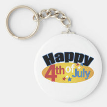 Happy Fourth Of July Keychains