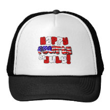 Happy Fourth of July Mesh Hats