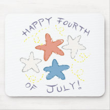 Happy Fourth of July Mouse Pads