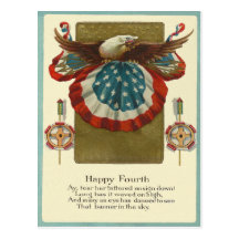 Happy Fourth Post Card