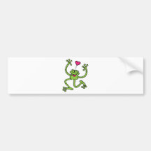 Happy Frog Dancing Bumper Stickers