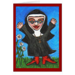 Happy Funky Preachin' Nun - card