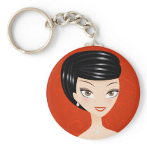 Happy Girl keychains