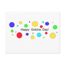 Happy Gotcha Day! Postcards