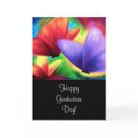 Happy Graduation Day Butterffly Painting Card