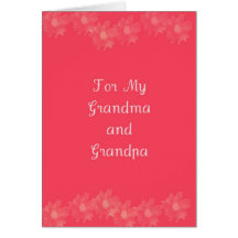 Happy Grandparents Day Grandma & Grandpa Greeting Cards