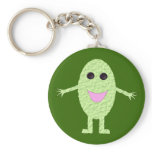 Happy Green Grape Keychain