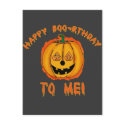 Happy Halloween Birthday T-shirts and Gifts postcards