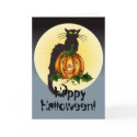 HAPPY HALLOWEEN CAT by SHARON SHARPE cards