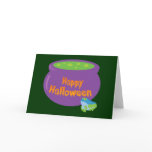 Happy Halloween Cauldron cards