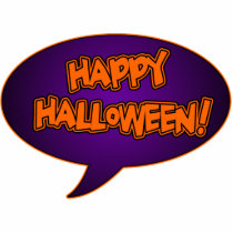 Happy Halloween Cutout Magnet 2x3 Photo Sculptures